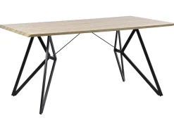Tavolo da pranzo BUSCOT Marrone chiaro 160 cm 90 cm