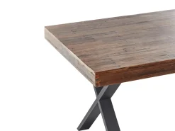 Tavolo da pranzo CLIFTON Marrone scuro 180 cm 90 cm Legno di pino