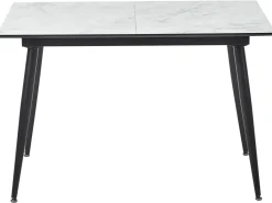 Tavolo da pranzo EFTALIA Marmo bianco 120/150 cm 80 cm