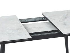 Tavolo da pranzo EFTALIA Marmo bianco 120/150 cm 80 cm