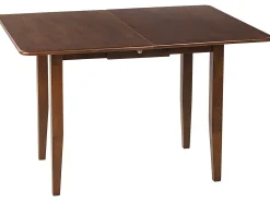 Tavolo da pranzo estensibile MASELA Marrone scuro 90/120 cm 60 cm Legno