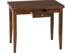 Tavolo da pranzo estensibile MASELA Marrone scuro 90/120 cm 60 cm Legno