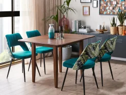 Tavolo da pranzo estensibile MASELA Marrone scuro 90/120 cm 60 cm Legno