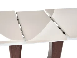Tavolo da pranzo estensibile BERRIGAN Beige chiaro 160/200 cm 90 cm