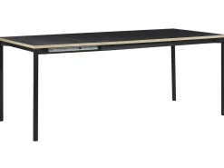 Tavolo da pranzo estensibile AVIS Nero 140/190 cm 90 cm