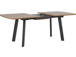 Tavolo da pranzo estensibile SALVADOR Marrone scuro 160/200 cm 90 cm