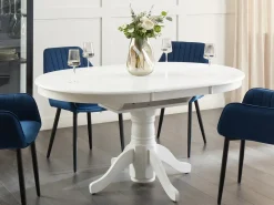 Tavolo da pranzo estensibile AKRON Bianco 106/150 cm 106 cm