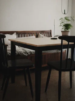 Tavolo da pranzo GEORGIA Nero 150 cm 90 cm Legno