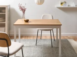 Tavolo da pranzo GEORGIA Rovere chiaro 110 cm 60 cm