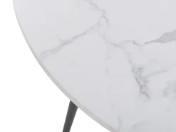Tavolo da pranzo ODEON Marmo bianco 120 cm 120 cm