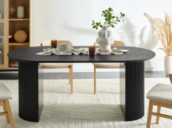Tavolo da pranzo SAVORY Nero 180 cm 90 cm