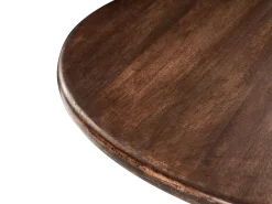 Tavolo da pranzo SILVON Marrone scuro 120 cm 120 cm Legno di mango