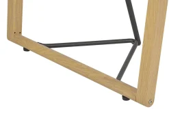 Tavolo da pranzo TACOMA Marrone chiaro 140 cm 80 cm Vetro temperato