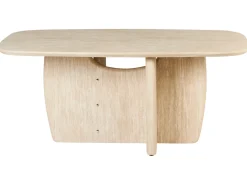 Tavolo da pranzo TRAVERS Effetto travertino 180 cm 90 cm