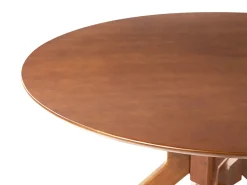 Tavolo da pranzo TYMIS Mogano scuro 120 cm 120 cm