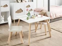 Tavolo per bambini con sedie WRINGLEY Bianco