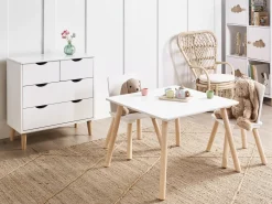 Tavolo per bambini con sedie WRINGLEY Bianco