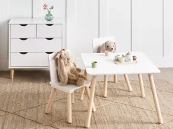 Tavolo per bambini con sedie WRINGLEY Bianco