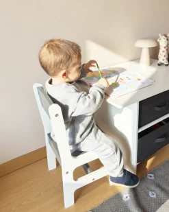 Tavolo per bambini con sedie YALGOO Bianco