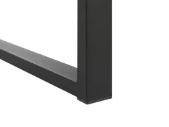 Tavolo da pranzo allungabile da giardino VALCANETTO 180/240 cm 90 cm Metallo Nero