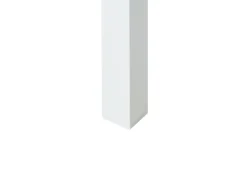 Tavolo da pranzo allungabile da giardino SKALOMA 180/240 cm 90 cm Metallo Bianco