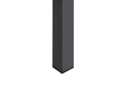Tavolo da pranzo allungabile da giardino SKALOMA 180/240 cm 90 cm Metallo Grigio scuro