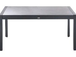 Tavolo da pranzo allungabile da giardino BINASCO 160/220 cm 90 cm Effetto pietra Grigio