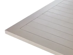 Tavolo da pranzo da giardino CASCAIS 200 cm 105 cm Metallo Tortora