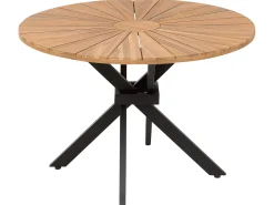 Tavolo da pranzo da giardino CISSONE 110 cm 110 cm Legno d'acacia Marrone