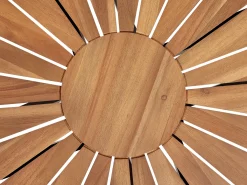 Tavolo da pranzo da giardino CISSONE 110 cm 110 cm Legno d'acacia Marrone
