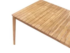 Tavolo da pranzo da giardino JACO 180 cm 100 cm Legno d'acacia Marrone chiaro