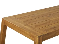 Tavolo da pranzo da giardino LIVORNO 210 cm 90 cm Legno d'acacia Marrone