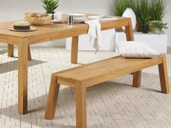 Tavolo da pranzo da giardino LIVORNO 210 cm 90 cm Legno d'acacia Marrone