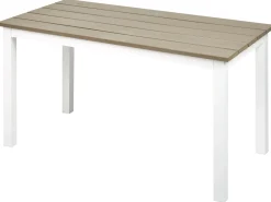 Tavolo da pranzo da giardino MESSINA 100 cm 52 cm Bianco