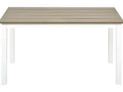 Tavolo da pranzo da giardino MESSINA 100 cm 52 cm Bianco