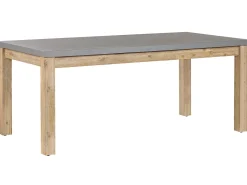 Tavolo da pranzo da giardino OSTUNI 180 cm 90 cm Cemento Grigio