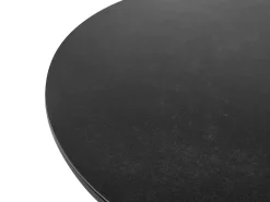 Tavolo da pranzo da giardino OLMETTO 83 cm 110 cm Vetro Nero