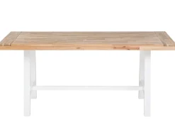 Tavolo da pranzo da giardino SCANIA 170 cm 80 cm Legno d'acacia Bianco