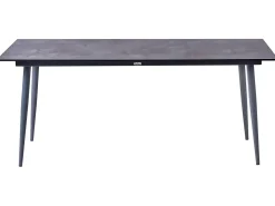 Tavolo da pranzo da giardino TOLENTINO 180 cm 90 cm Effetto pietra Grigio