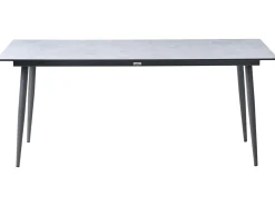 Tavolo da pranzo da giardino TOLENTINO 180 cm 90 cm Effetto pietra Grigio chiaro