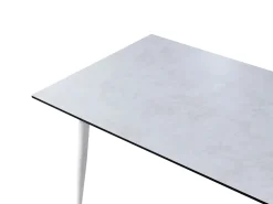 Tavolo da pranzo da giardino TOLENTINO 180 cm 90 cm Effetto pietra Grigio chiaro