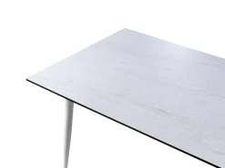 Tavolo da pranzo da giardino TOLENTINO 180 cm 90 cm Effetto pietra Effetto travertino