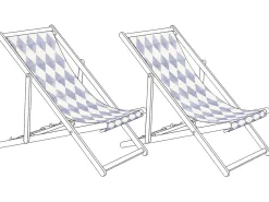 Teli da sdraio ANZIO/AVELLINO 113 x 44 cm Grigio