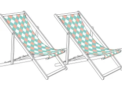 Teli da sdraio ANZIO/AVELLINO 113 x 44 cm Verde