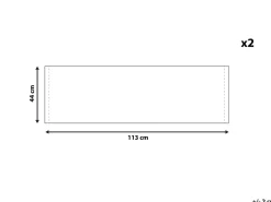 Teli da sdraio ANZIO/AVELLINO 113 x 44 cm Multicolore