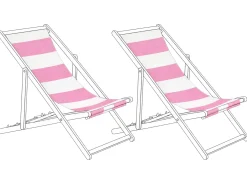Teli da sdraio ANZIO/AVELLINO 113 x 44 cm Rosa