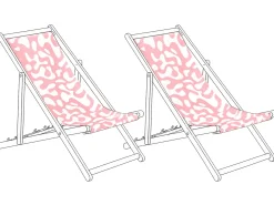 Teli da sdraio ANZIO/AVELLINO 113 x 44 cm Rosa