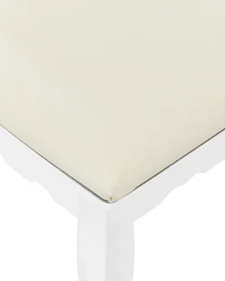 Toeletta con specchio e sgabello DIVA Bianco