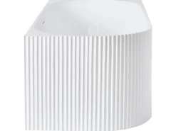 Vasca da bagno angolare GOCTA Lato Sinistro 170 x 77 cm Bianco