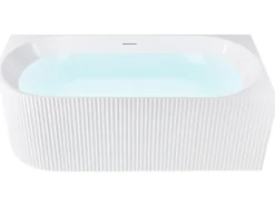 Vasca da bagno angolare GOCTA Lato Sinistro 170 x 77 cm Bianco